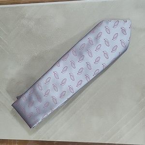 Men's Van Heusen Gray & Maroon 56.5" Tie